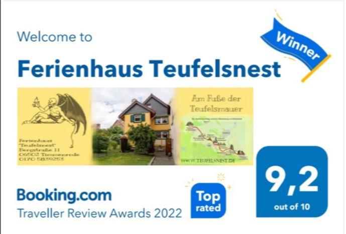 Ferienhaus Teufelsnest Timmenrode Buitenkant foto